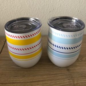 Martha Stewart Insulated wine glasses set of 2